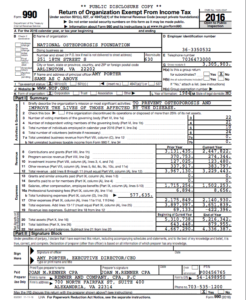 2016 990 Form